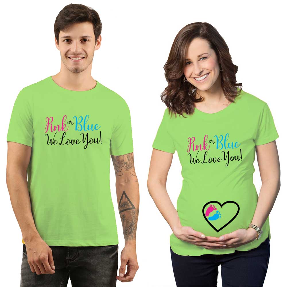 pregnancy couple t shirts