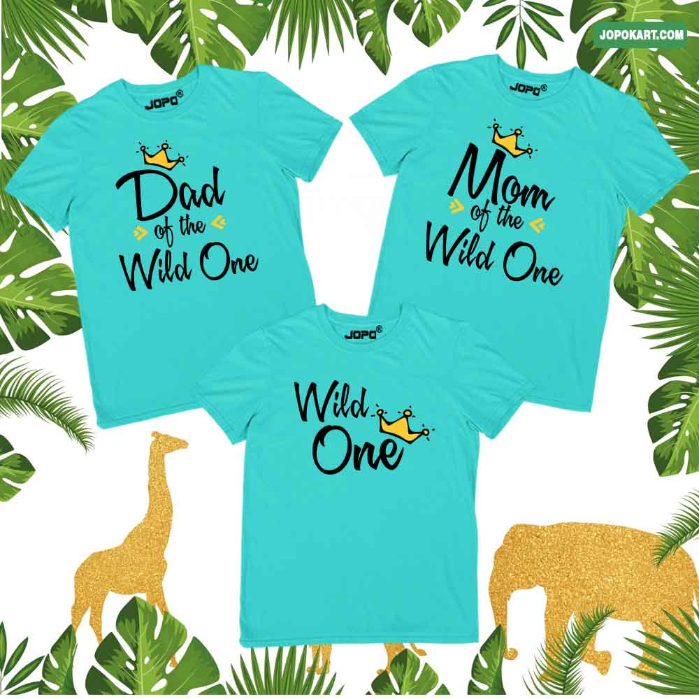Wild One Matching Shirts Mommy Daddy Shirts First Birthday 