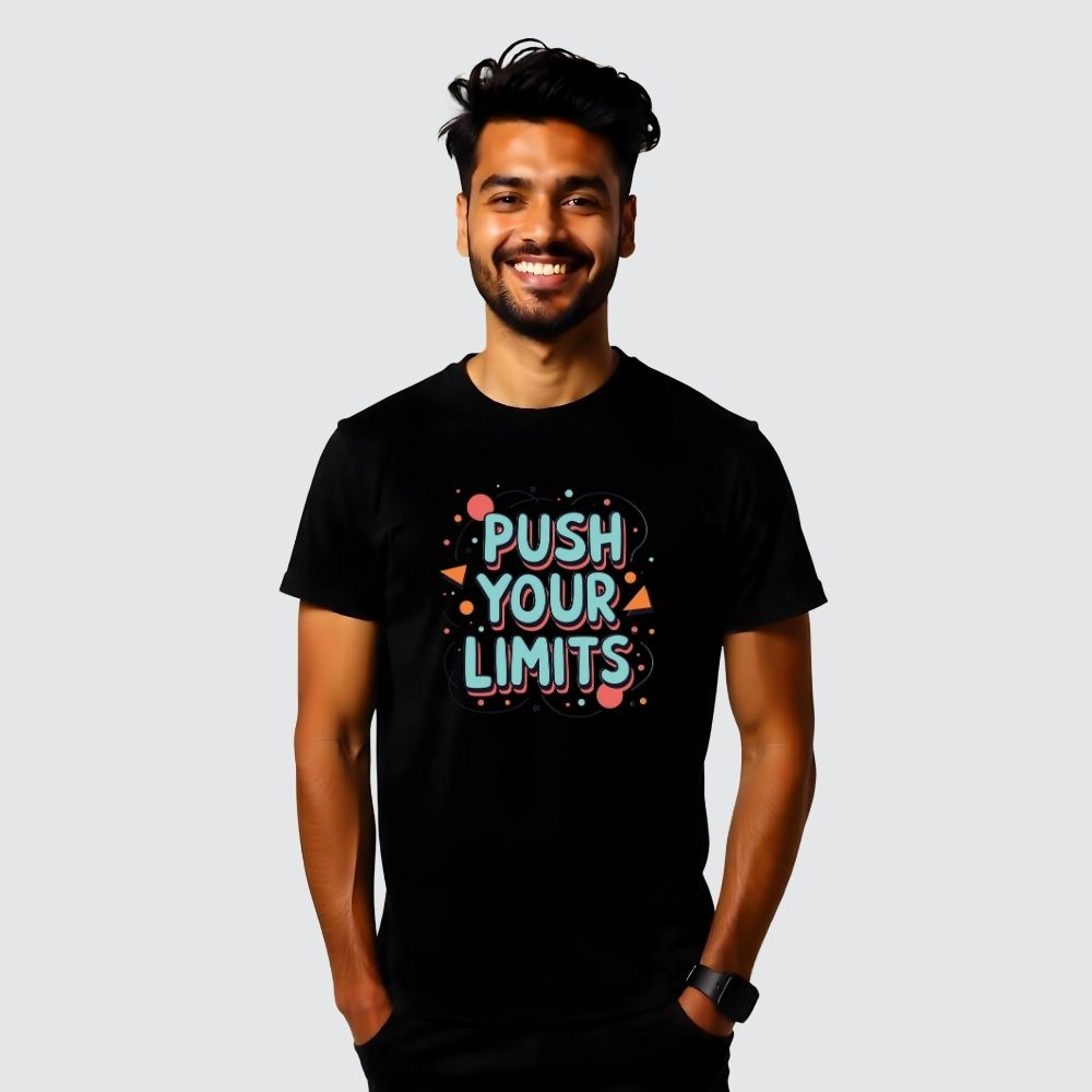 Push Your Limits - Men's Casual Tees Customised