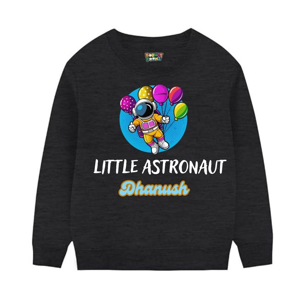 Little Astronaut Space Theme Sweatshirt