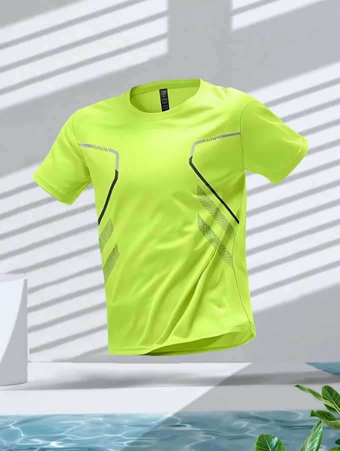 Sports wear tshirt neongreen