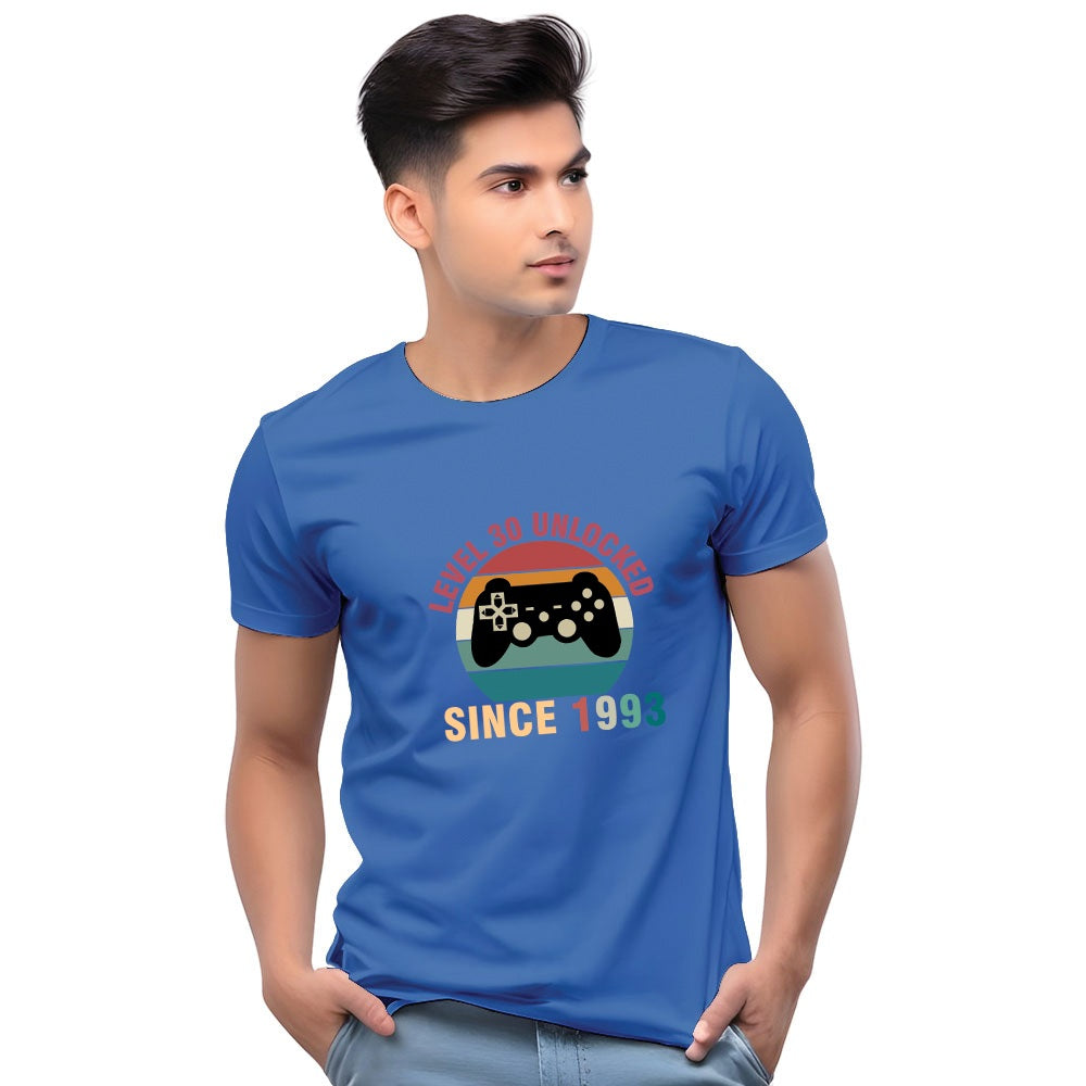   Customised Level Unlocked Men Casual T-Shirt
