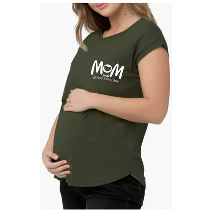 pregnancy round neck half sleeve tshirt