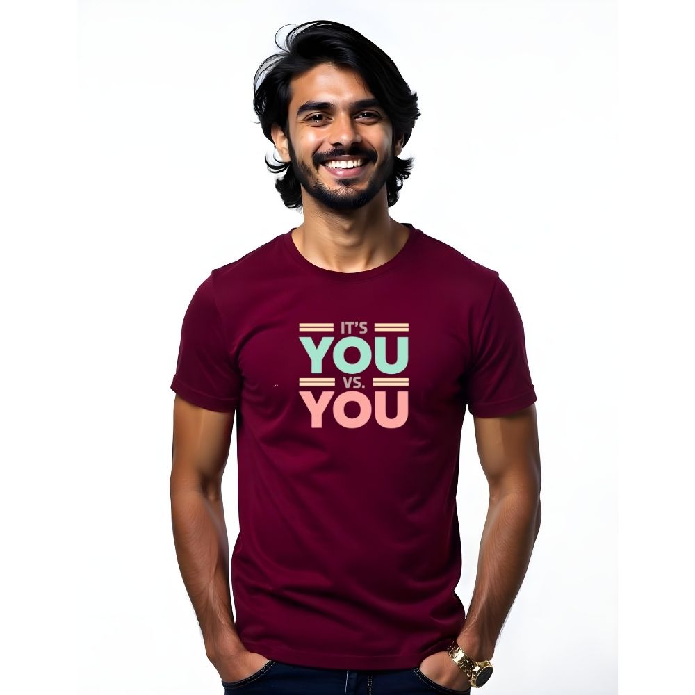 It's You vs You - Men's Casual Tees Customised