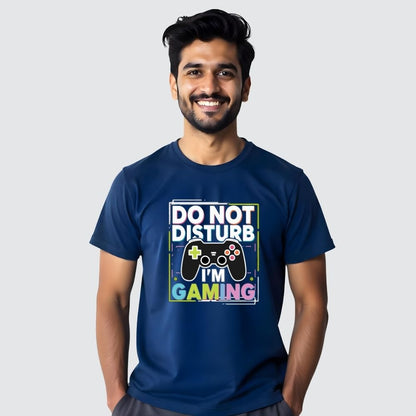 Do not disturb I'm gaming - Men's Casual Tees Customised