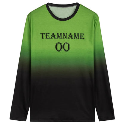 Name and number on jersey tshirt full sleeve