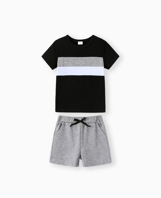 kids multicolour tshirt and shorts set online