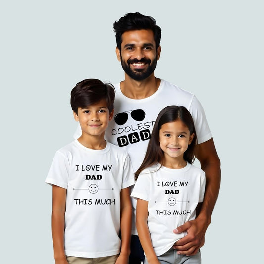 Coolest Dad - Kid Matching Combo Tshirts