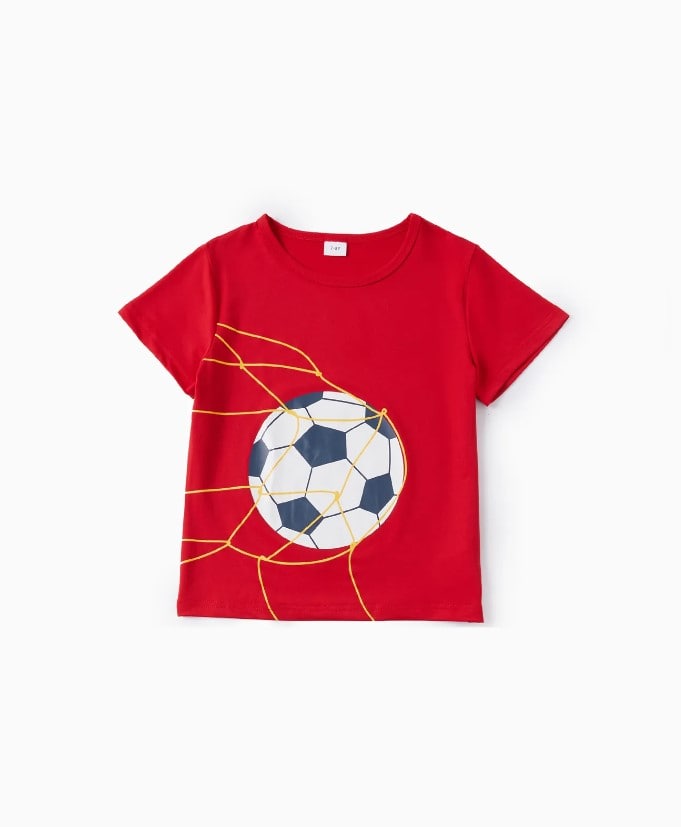 football print tshirt for kids