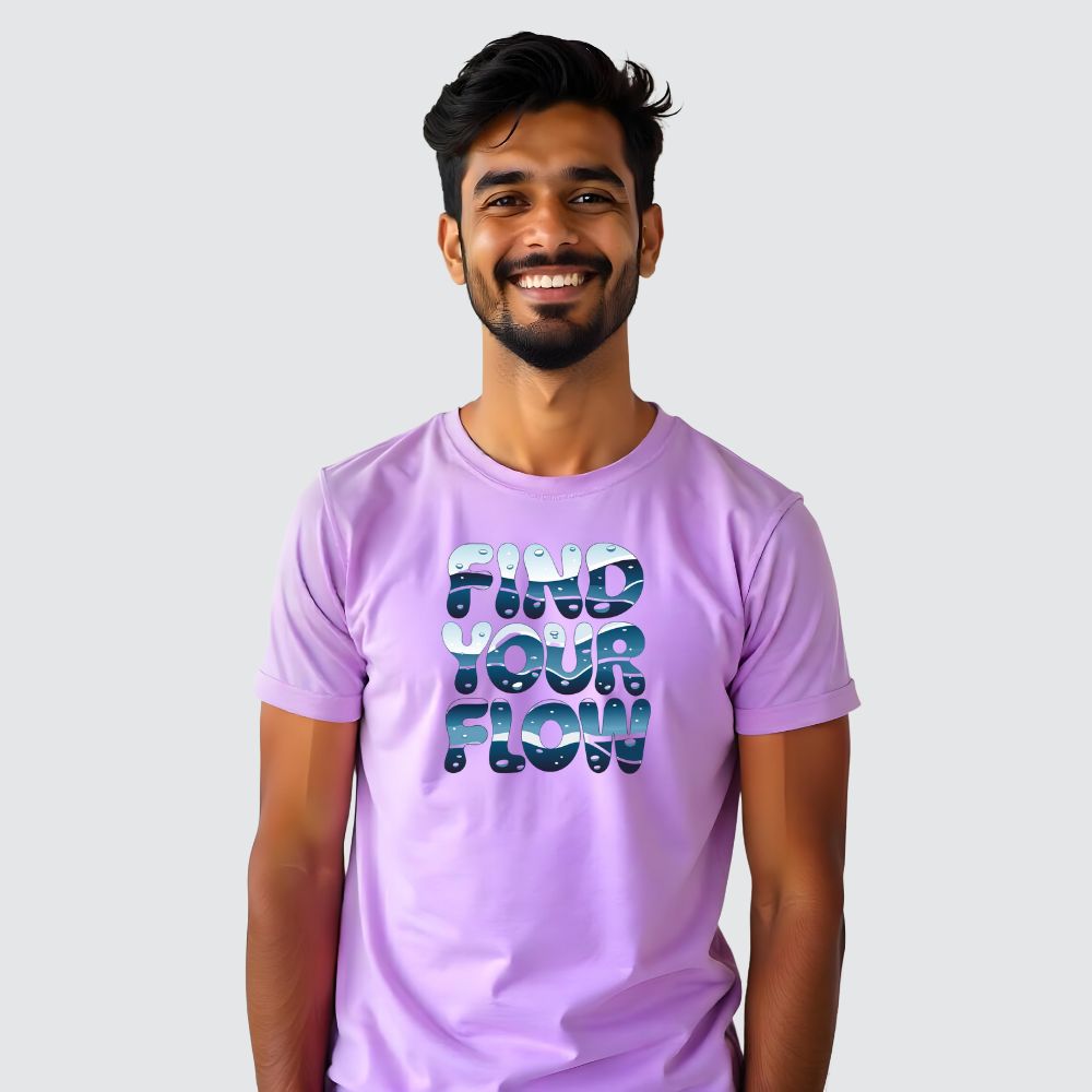 Find Your Flow -Men's Casual Tees