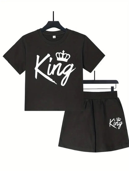 Kids cotton T-shirt shorts set Boys and Girls