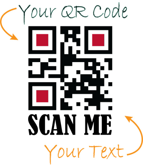   Customised QR Code Men Casual T-Shirt
