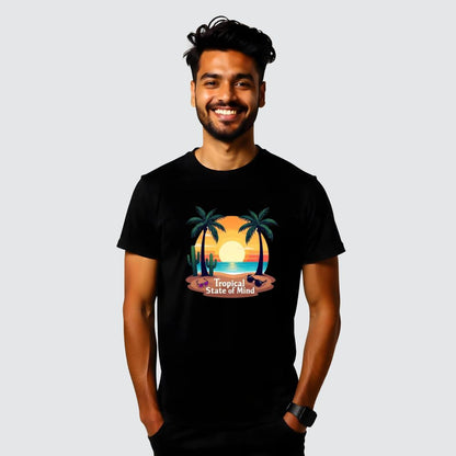 Tropical State Of Mind - Relaxed & Vibrant  Men's Casual Tees