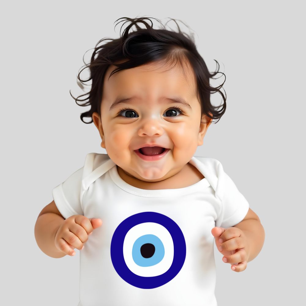 Little Protector - Evil Eye Charm Custom Rompers