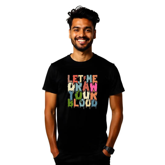 Let Me Draw Your Blood - Bold & Edgy  Men's Casual Tees