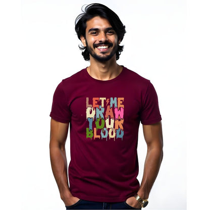 Let Me Draw Your Blood - Bold & Edgy  Men's Casual Tees