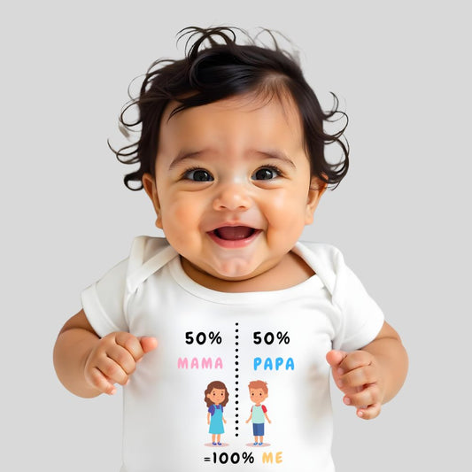 Parent's Perfect Blend - 50%Mama 50%Papa Custom Rompers