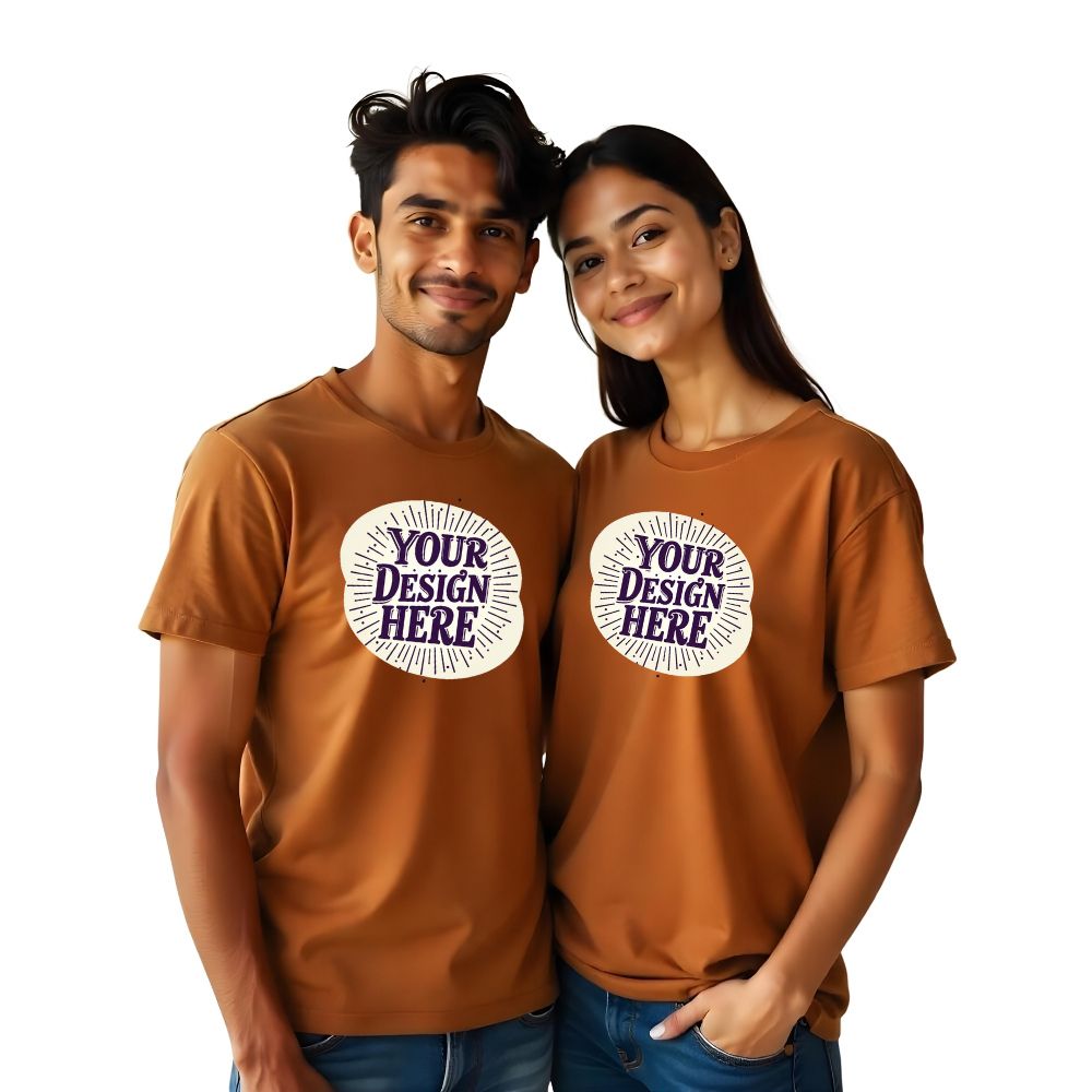 Your Design Here - Upload your Design Couple Tshirts