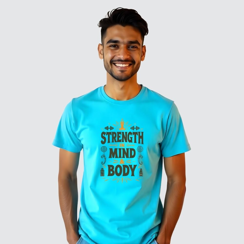 Strength in mind and body- Men's Casual Tees