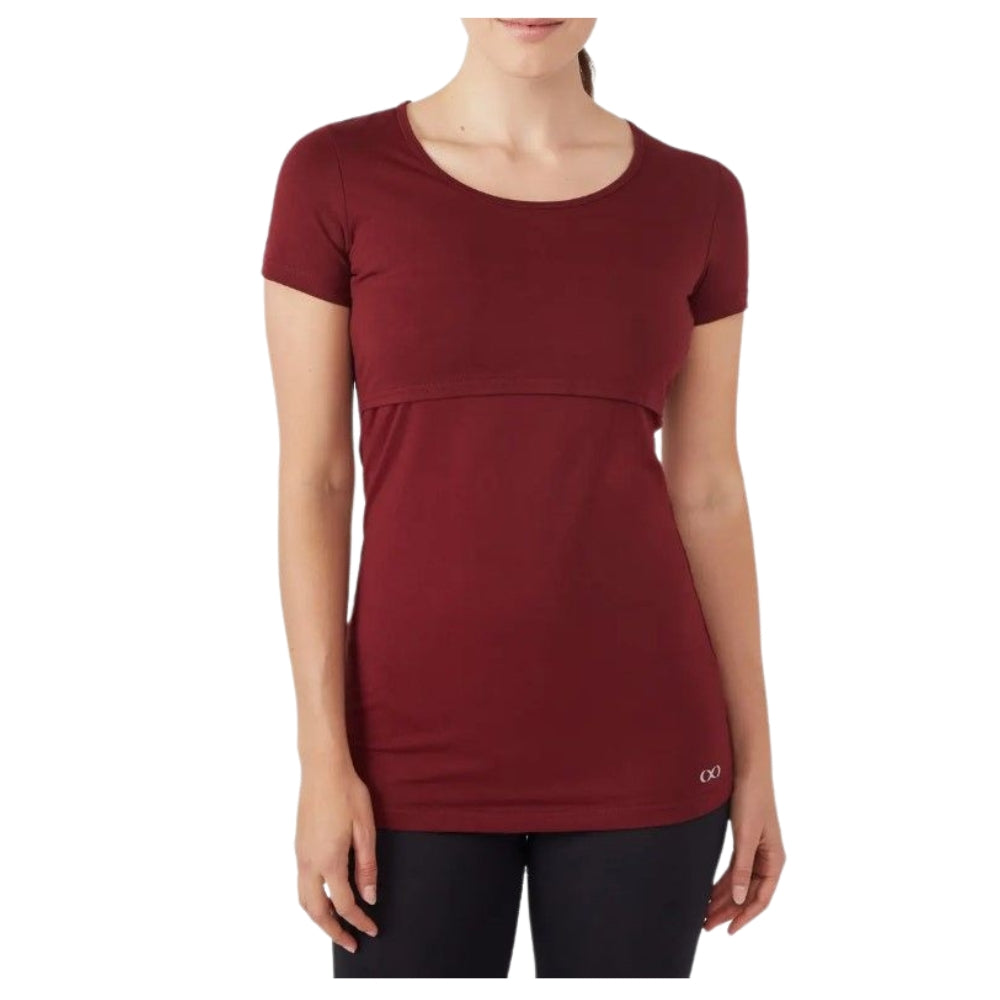 Nursing tshirt maroon