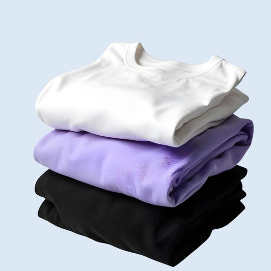 White-Lavender-Black