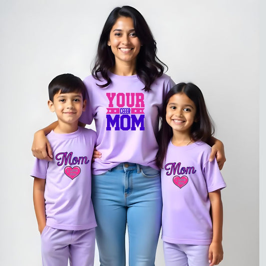 Your cheer Mom - Love you Mom Mom and Kids Twinning Tshirts