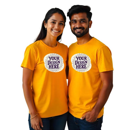 Your Design Here - Upload your Design Couple Tshirts