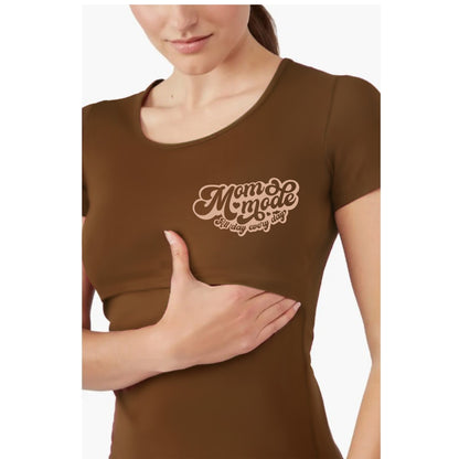 Buy Mom Mode All Day Every Day T Shirt peanutbrown