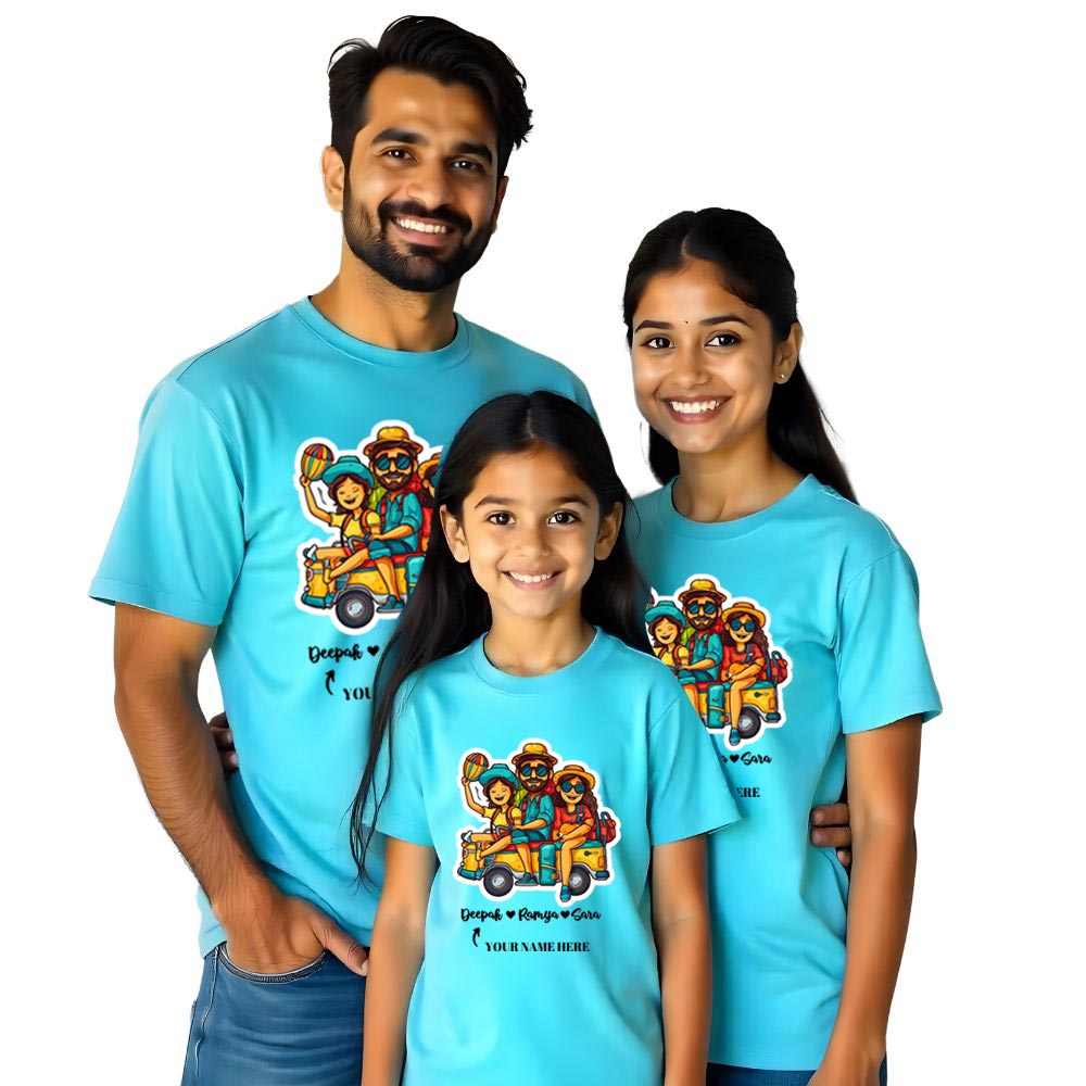 Customised Animated Family Tshirts