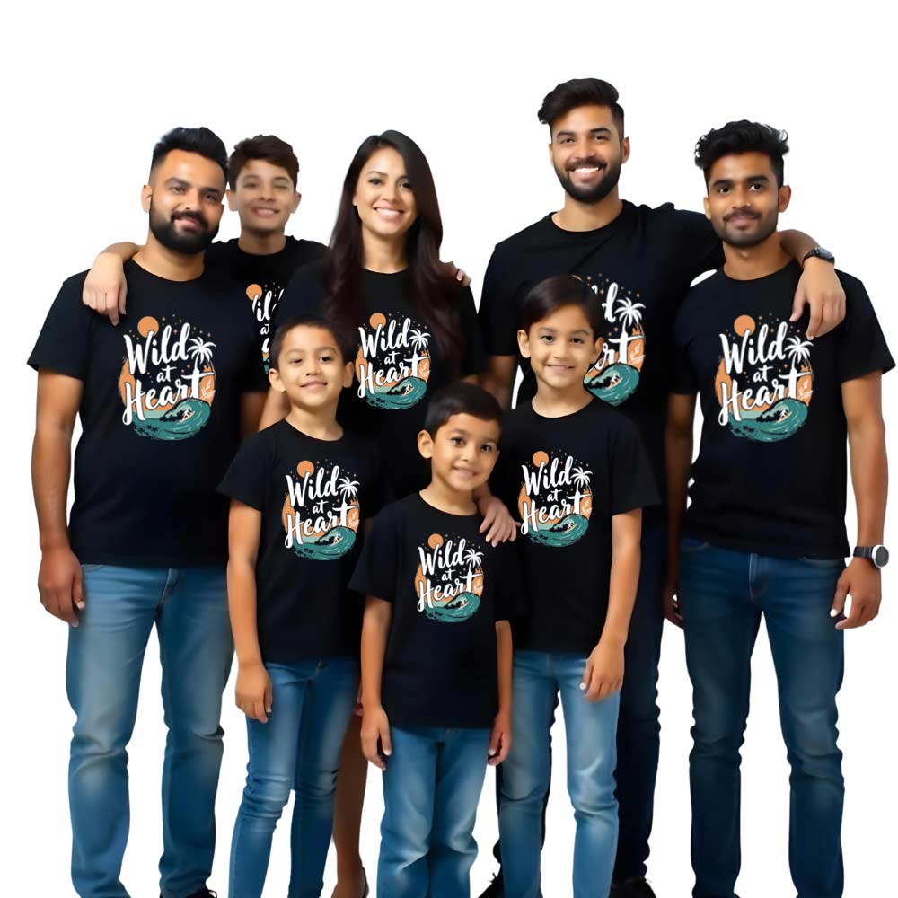 Wild at Heart Family Matching Tshirts