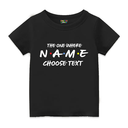 t shirt with name black color