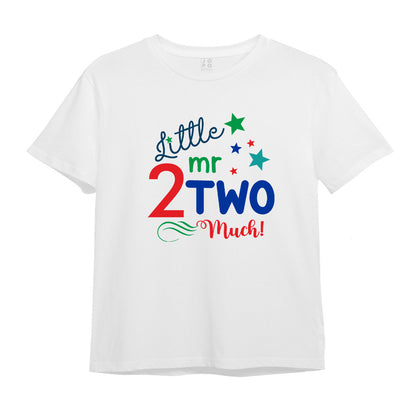 Little Mr.Two Much Tshirt/Romper