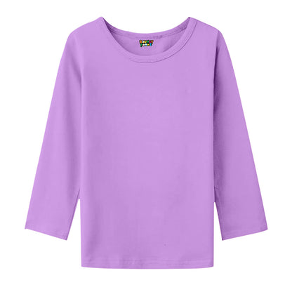 custom long sleeve t shirt for kids lavender