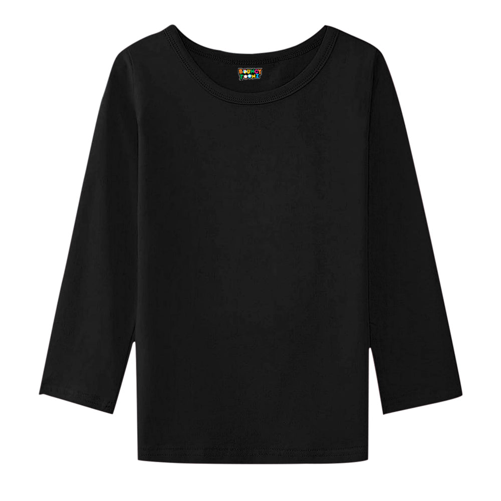 black long sleeve t shirt kids