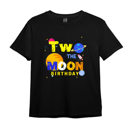 Space Theme Second Birthday Tshirt