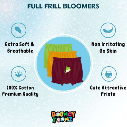 3pc Combo Frill Bloomer Pack 2