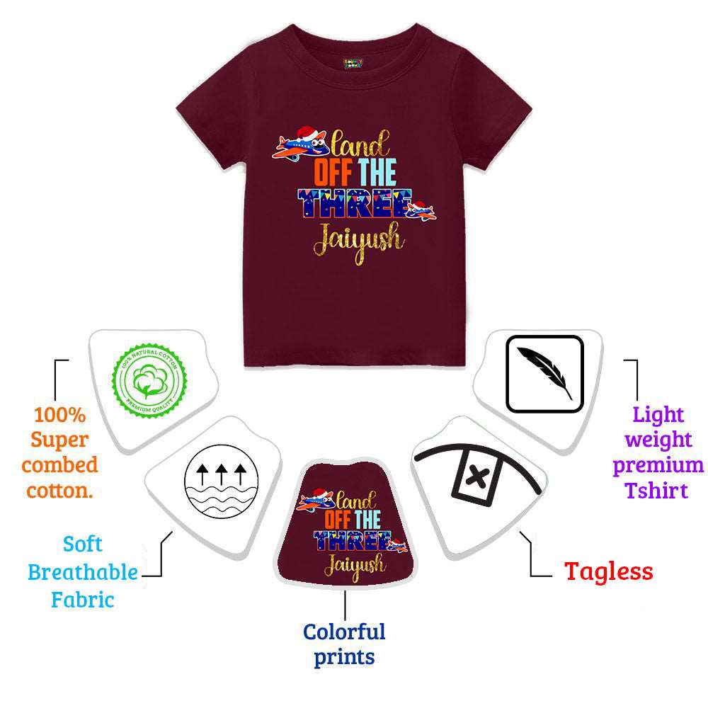 Airplane Themed Customised Tshirts for Kids