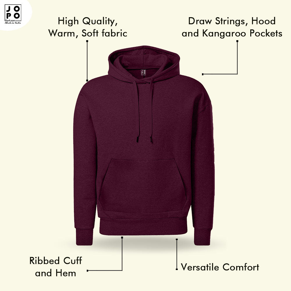 Maroon Hoodie for Men