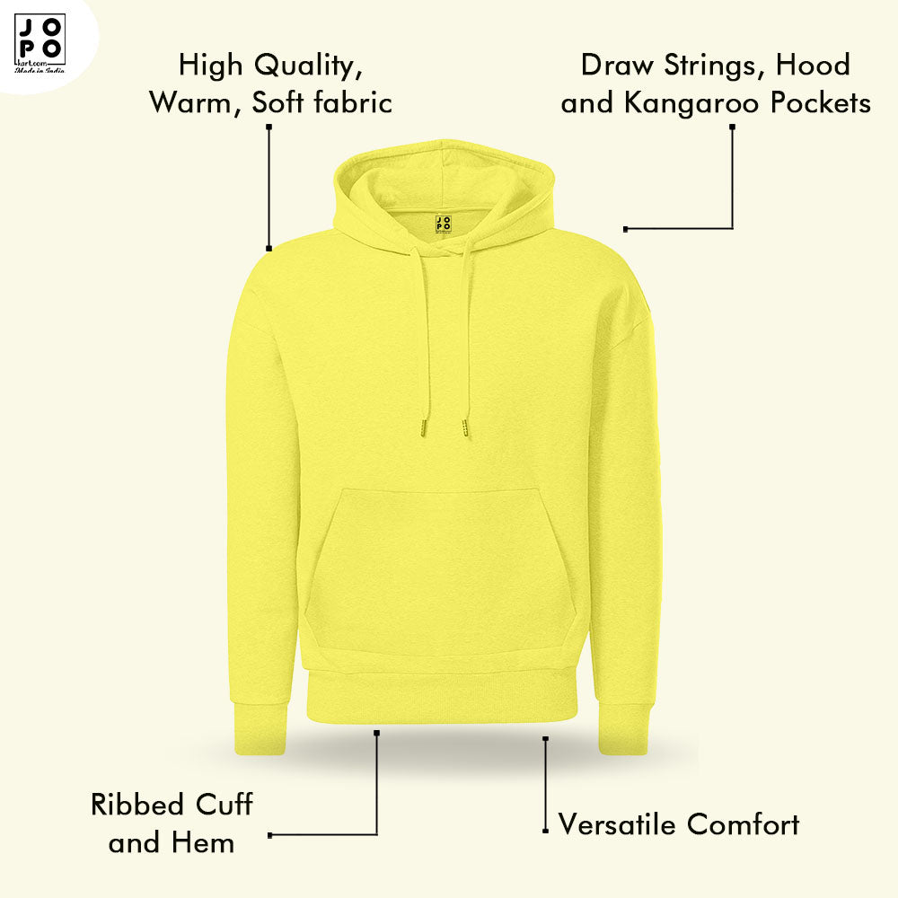 Yellow Hoodie for Men