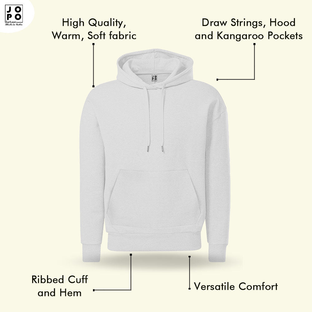 White Hoodie for Men