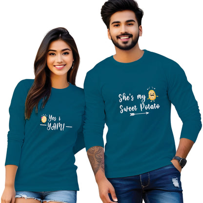 couple print t shirt for online