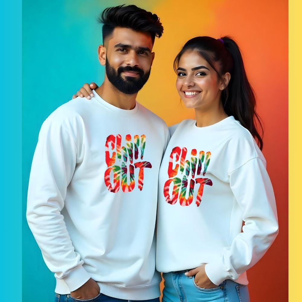 Chill Out Cute Couple Tshirts