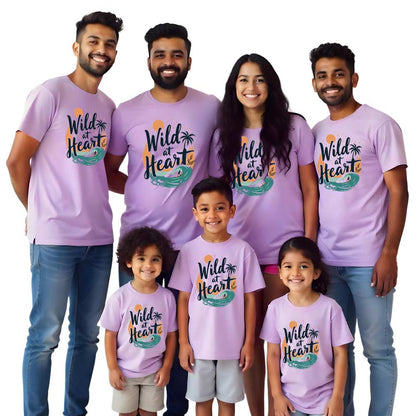 Wild at Heart Family Matching Tshirts