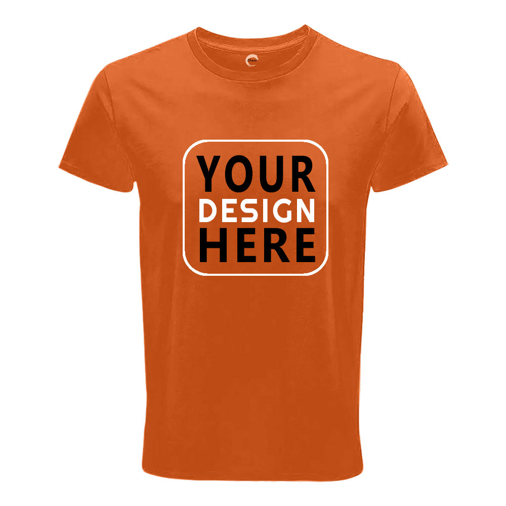 customised t shirts women best outfit for outdoor photoshoot Custom image orange