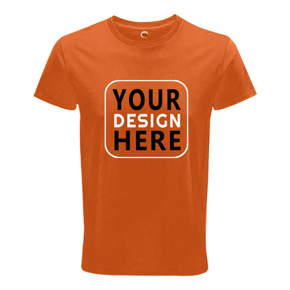 customised t shirts women best outfit for outdoor photoshoot Custom image orange