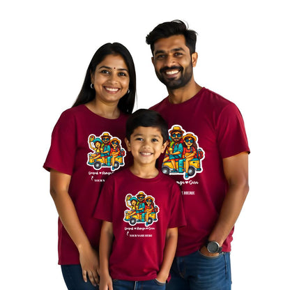 Customised Animated Family Tshirts