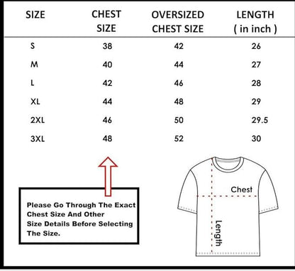 Oversized Change Print Men's T Shirt