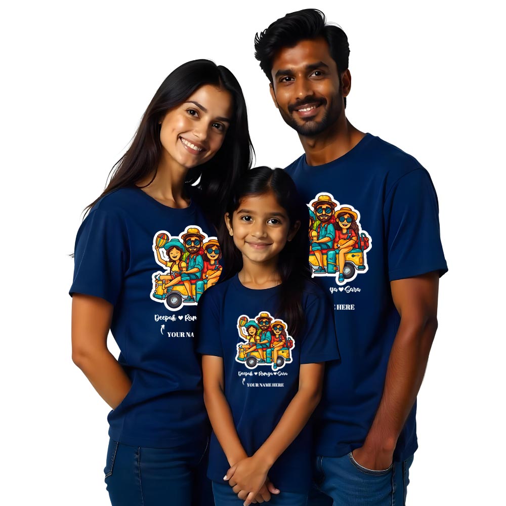 Customised Animated Family Tshirts