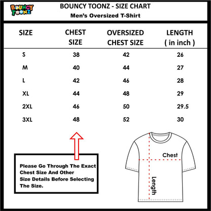 men size chart