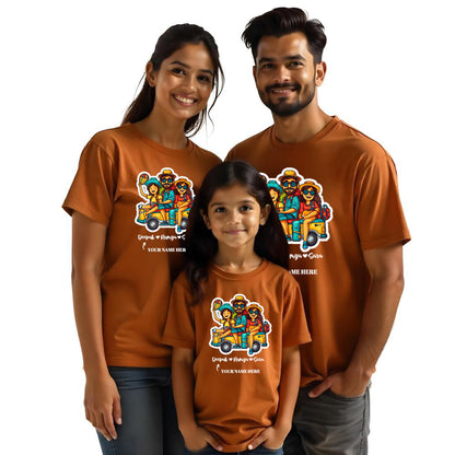 Customised Animated Family Tshirts